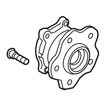 Infiniti 43202-5NN0B Rear Axle Hub Assembly