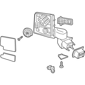 GM 84944539 Mirror Assembly