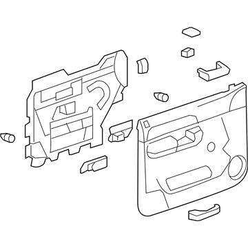 GM 20833604 Door Trim Panel