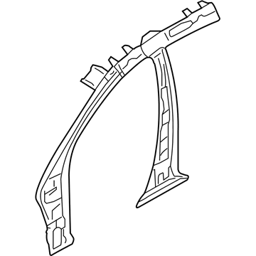 Hyundai 71202-2S000 Pillar Assembly-Front Inner, RH