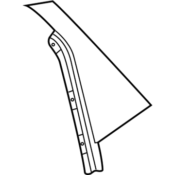 Mopar 68144238AA APPLIQUE-Rear Door