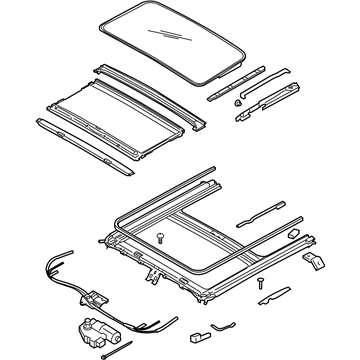 Kia 816002F00087 Sunroof Assembly