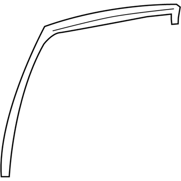 Lexus 68152-50031 Run, Rear Door Glass