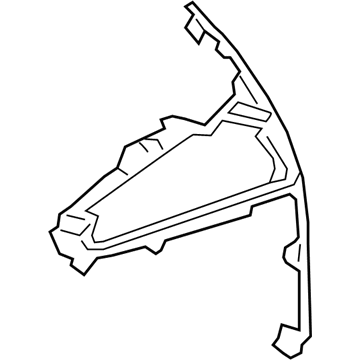 Lexus 58457-11030 Bracket, Rear GARNISH