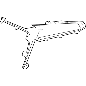 Lexus 58456-11050 BRACKET, RR GARNISH