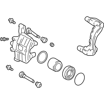 GM 88970137 Caliper, Front Brake