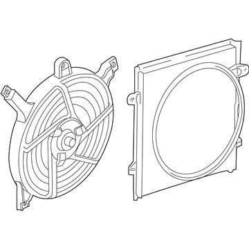 Ford 5L5Z-8C607-A Fan Assembly