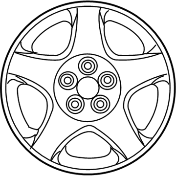 Infiniti 40300-2Y726 Aluminum Wheel