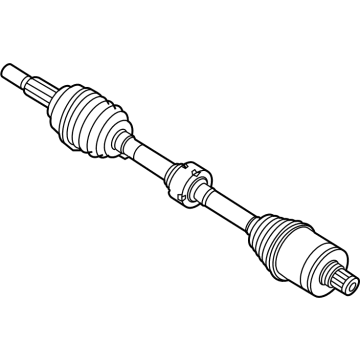 Ford LK9Z-3B436-A SHAFT - FRONT AXLE