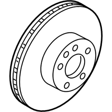 Nissan 43206-CK000 Rotor-Disc Brake, Rear