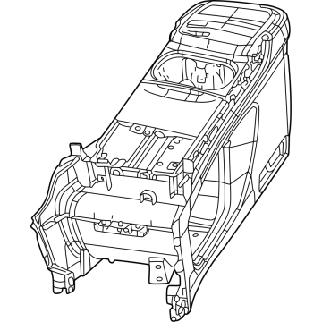 Mopar 7JL08DX9AA CONSOLE-FLOOR CONSOLE