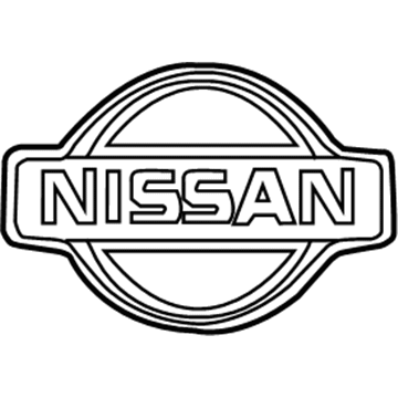 Nissan 84890-9N00A Trunk Lid Emblem