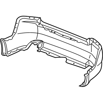 Acura 04715-SEP-A80ZZ Face, Rear Bumper (Dot)