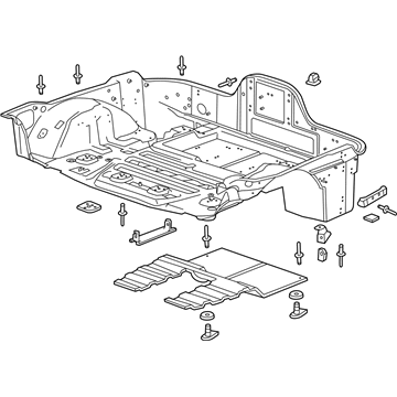 GM 84153100 Rear Floor Pan