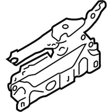 BMW 41-00-7-204-555 Left Engine Hood Hinge