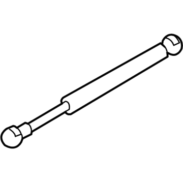 BMW 51-23-7-289-753 Gas-Filled Strut, Bonnet, Passive