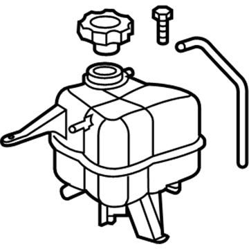 GM 15875447 Tank Asm-Radiator Surge