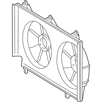 Toyota 16711-0H020 Fan Shroud