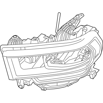 Mopar 68406277AD Headlamp