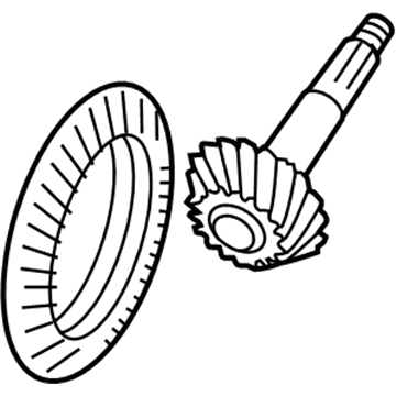 Mopar 5093384AA Gear Kit-Ring And PINION