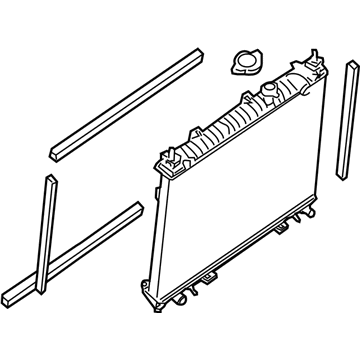 Nissan 21410-9CA1A Radiator Assy