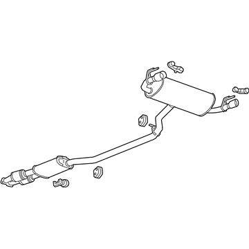 GM 84779197 Muffler & Pipe