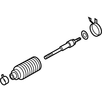 Infiniti D8521-1MA0A Socket Kit - Tie Rod, Inner