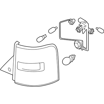 Ford 8A8Z-13405-D Tail Lamp Assembly