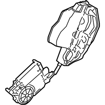 BMW 51-22-7-154-515 Rear Left Complete Lock