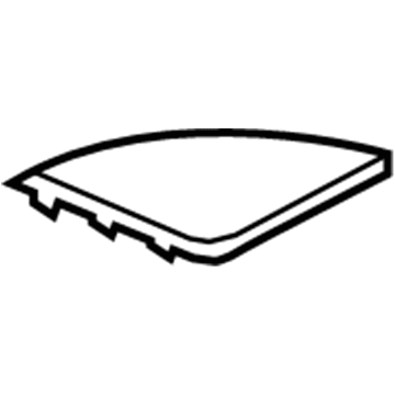 Honda 84502-SNA-A01ZA Grille, R. Speaker *NH598L* (ATLAS GRAY)
