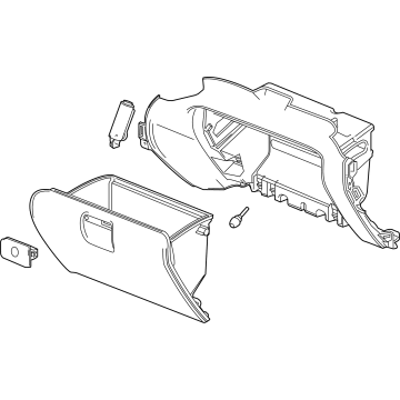 GM 84428265 Glove Box Assembly