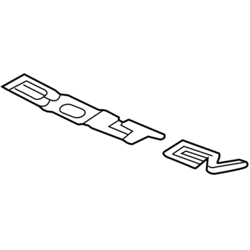 GM 42703562 Nameplate