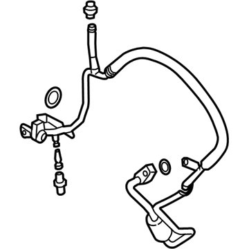 Ford HS7Z-19972-P Hose & Tube Assembly