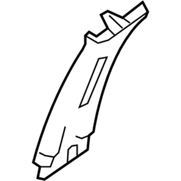 Nissan 76913-3NF0B Garnish-Center Pillar, Upper RH