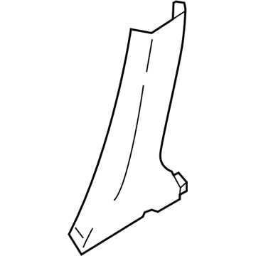 Nissan 76916-3NF0B GARNISH Center Pillar Lower LH