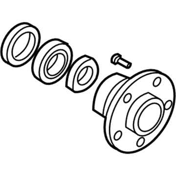 Kia 0K55326060B Rear Wheel Hub Assembly