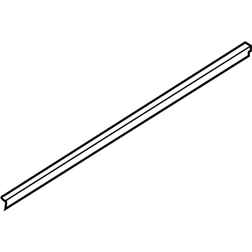 Kia 0K30A59821 WEATHERSTRIP-Belt, In, LH