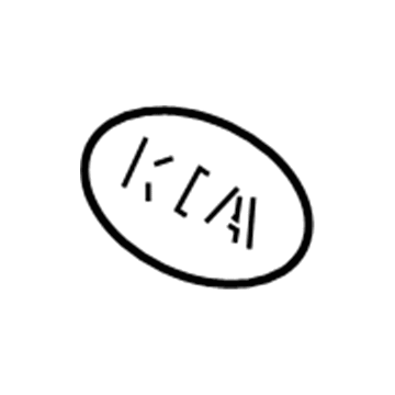 Kia 863201W000 Kia Sub-Logo Assembly