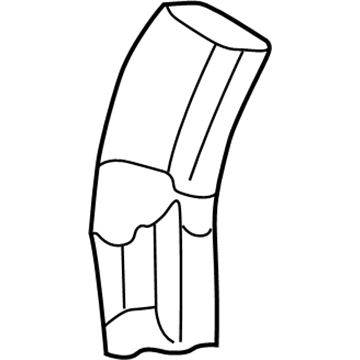 Honda 64721-S04-300ZZ Extension, L. RR. Wheelhouse Arch