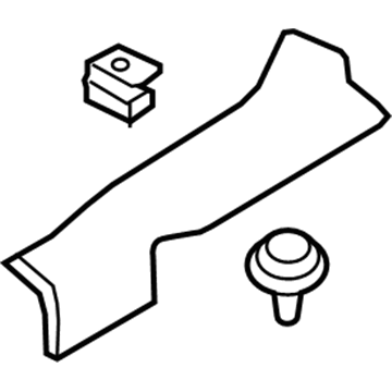 Nissan 76954-7FA0A Plate Kick Re L