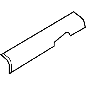 Nissan 76952-4CE0A Plate-Kicking, Front LH
