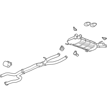 GM 86778208 Muffler & Pipe