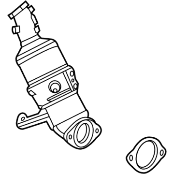 GM 12711127 Converter & Pipe