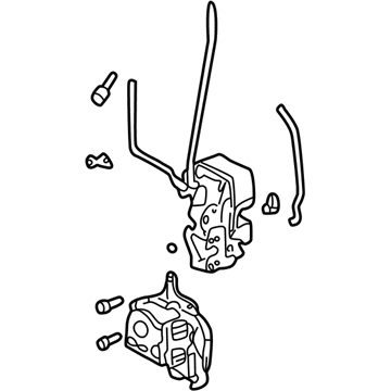 Honda 72150-S84-A12 Lock Assembly, Left Front Door