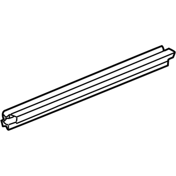 Honda 72875-S9V-A00 Weatherstrip, L. RR. Door (Inner)