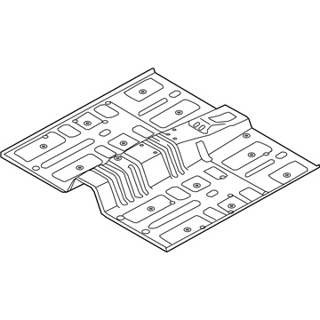 Kia 65110D4000 Panel Assembly-Center Floor