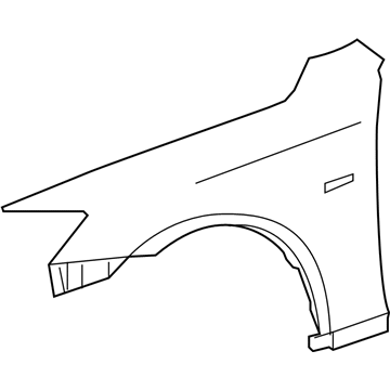 Lexus 53802-53071 Fender Sub-Assy, Front LH