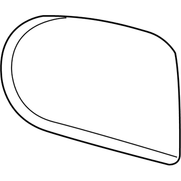 Mopar 68003721AA Glass-Mirror Replacement