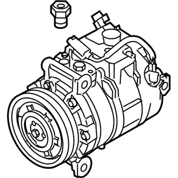 BMW 64-52-9-122-618 Air Conditioning Compressor Without Magnetic Coupling