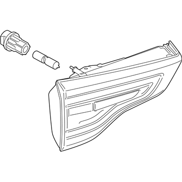 BMW 63-21-9-853-375 REAR LIGHT IN TRUNK LID, LEF